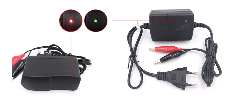 12V 1A автомобильной Мотоциклетные батареи Зарядное устройство для автомобиля, для мотоцикла, свинцово-кислотная батарея AGM гель автоматический распылитель Мощность Зарядка адаптер питания 1000MA ЕС и США