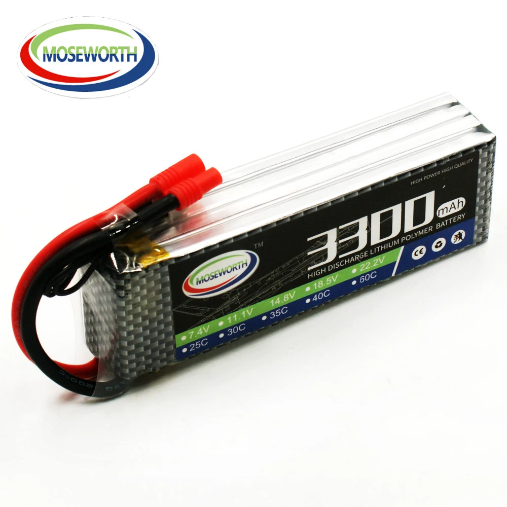 4S 14 8 V 3300 мА/ч 40C RC Батарея литий полимерный для геликоптер Дрон Квадрокоптер