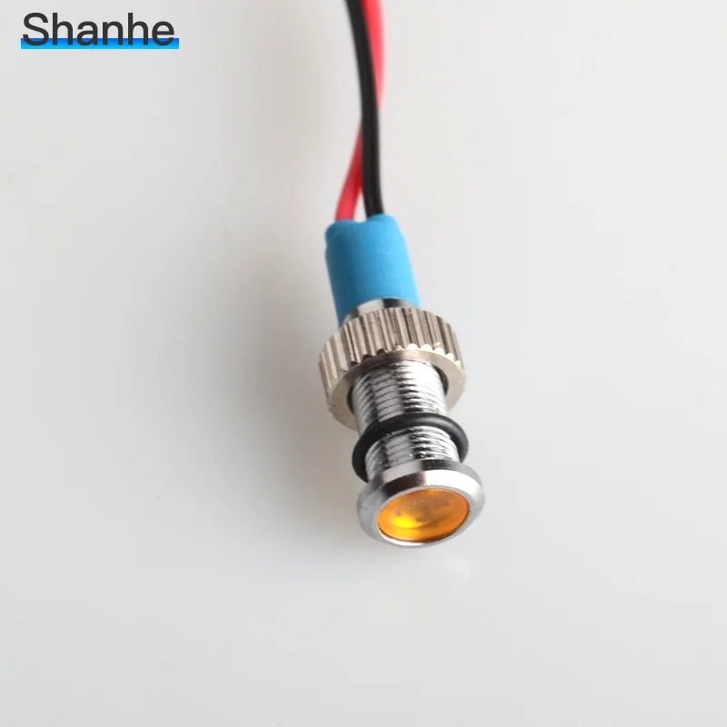6 мм светодиодный индикатор светильник 3 Вт 5 в 12 В 24 постоянного тока 220V
