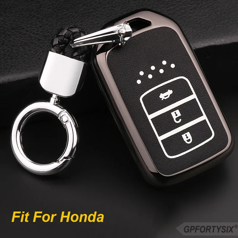 Светящийся чехол из цинкового сплава для автомобильного ключа Honda Accord 9 Crider City 2015