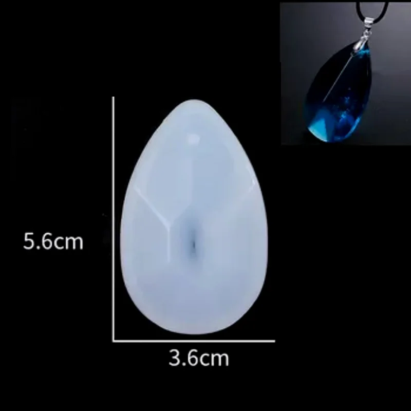 3D Капля воды подвеска в виде слезы торт силиконовая форма для ювелирных изделий талисманы делая инструмент ручной работы кристалл алмаз эпоксидная полимерная для торта формы - Цвет: 5