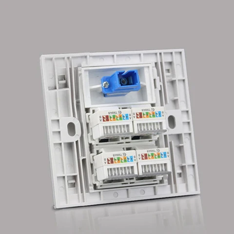 Настенная панель UKITSON SC+CAT5E RJ45x2 белый