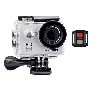 W9R Silver Со сверхвысоким разрешением Ultra HD, 4 K, 10FPS экшн Камера видеокамеры Wifi 12MP go cam 4 K deportiva; сезон весна-осень, 2 дюйма Водонепроницаемый спортивные Камера pro 1080P 30fps cam - Цвет: W9R Silver