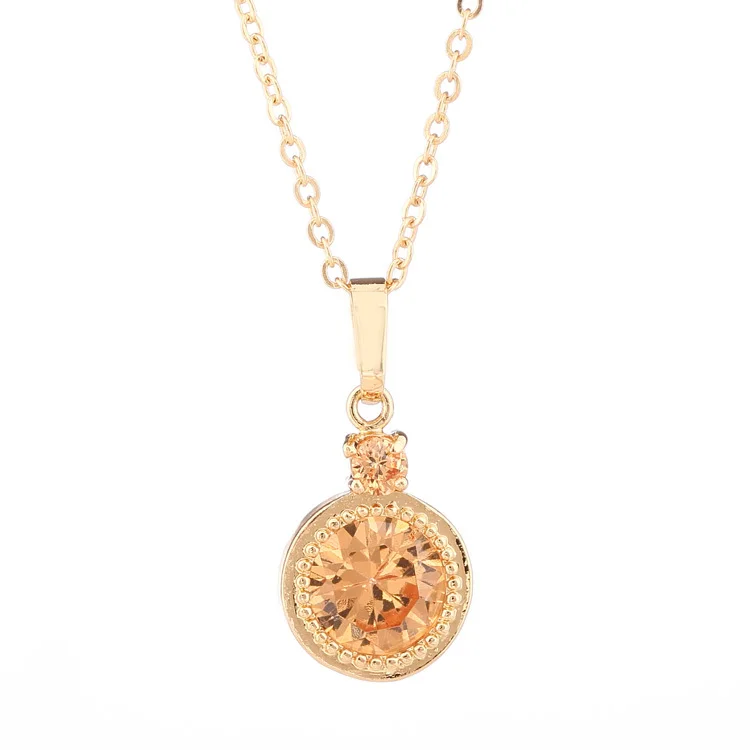 18K Gold White gold plated Austrian crystal beauty necklace pendant fashion jewelry 1307 | Украшения и аксессуары