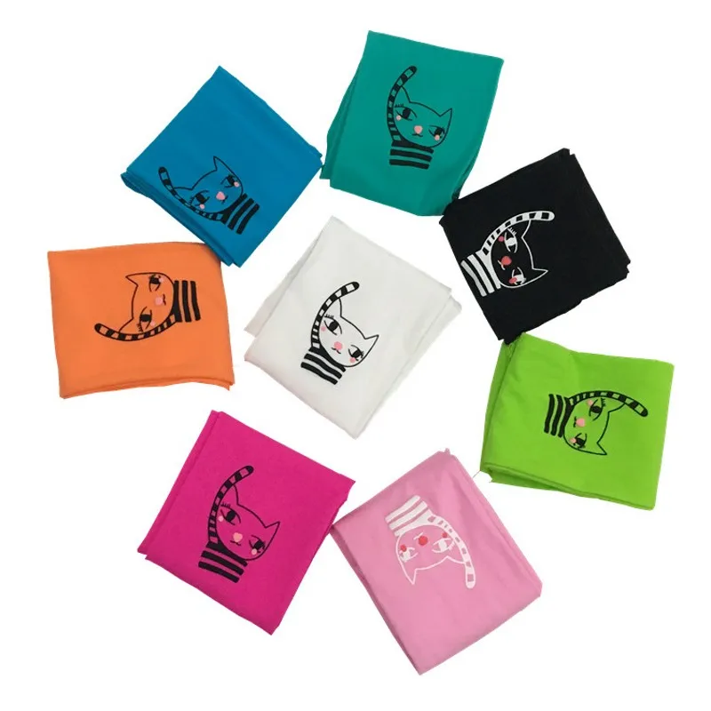 Новые высококачественные детские колготки для девочек бархатные с принтом