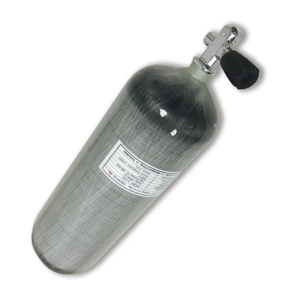 Ac10951 300 бар баллон для дайвинга клапан Din вставка-преобразует Din Yoke 9L мини бутылка подводное плавание Танк Pcp винтовка