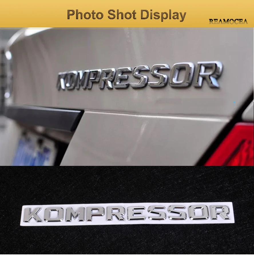 Reamocea 3D ABS хром компрессор эмблема значок наклейка для Mercedes Benz A B C E S SLK CLK SL CLS ML GL класс стайлинга автомобилей