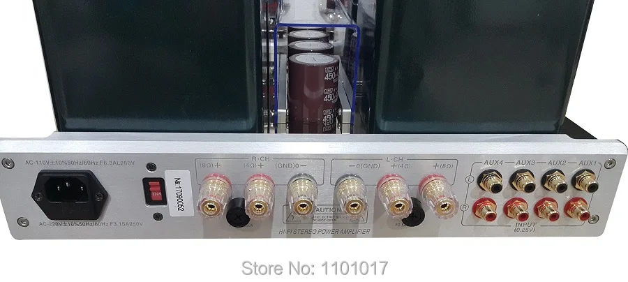 YaQin MC-100B KT88 Push-Pull ламповый усилитель HIFI EXQUIS 6SN7 12ax7 ламповый усилитель MS100B