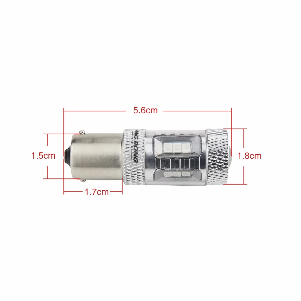 Angrong 2x Янтарный 1156 BA15s P21W 382 Автомобильный светодиодный светильник 15 SMD 2835 SAMSUNG светодиодный сигнальная Поворотная лампа обратный светильник LED DRL лампы
