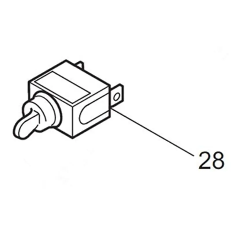 Переключатель 651418 4 для Makita GA6040C GA5040R GA5041C GA5041 GA4541 9566C 9565C SG1250 PW5000C PW5000CH HR4001CX