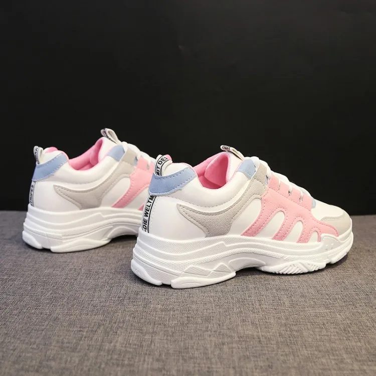 Модные летние и осенние кроссовки с закрытым носком повседневная женская обувь