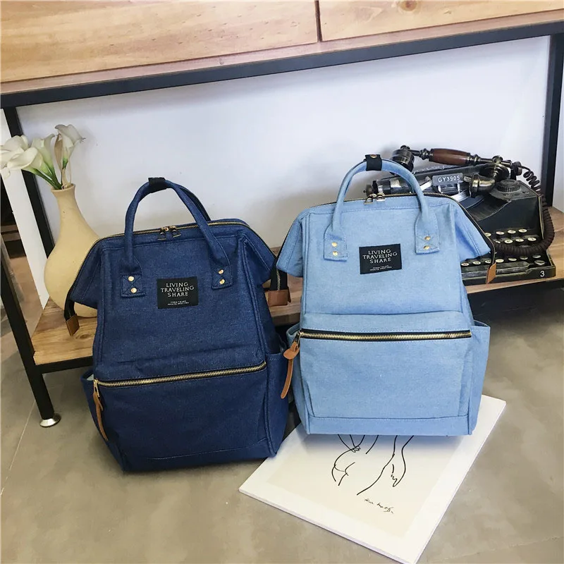 Tasche рюкзак для девочек школьные сумки задний вместительный джинсовая