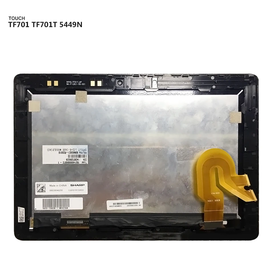 Для Asus TF701 TF701T 5449N ЖК-дисплей дигитайзер Сенсорная панель экран стекло сенсор сборка