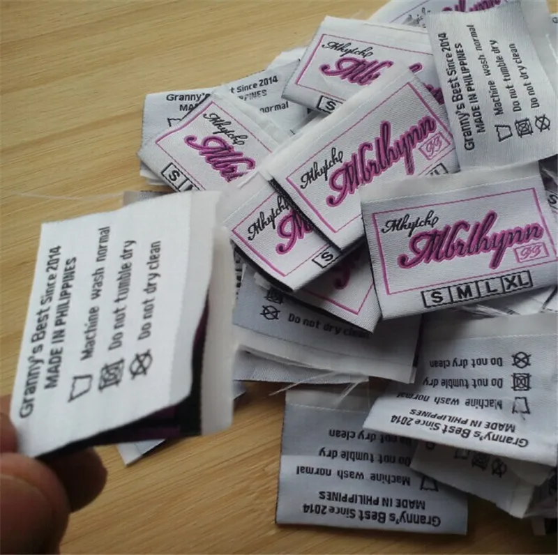 1000 шт. тканые этикетки для одежды Манхэттен 6*2 5 см|woven labels|woven name labellabels for clothing |