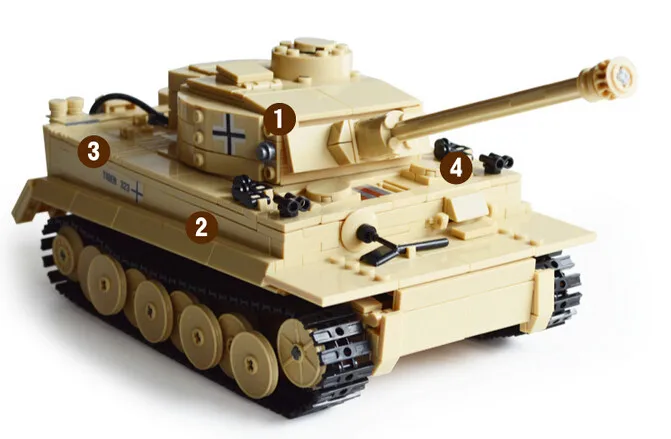 KAZI Тип G №3 модель военного танка из блоков, блоки Brinquedos образовательные игрушки для детей в возрасте 6+ возрастов 548 шт 82008