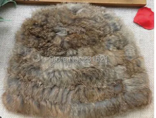 Хорошее качество! Осенне-зимняя женская вязаная шапка из 100% натурального