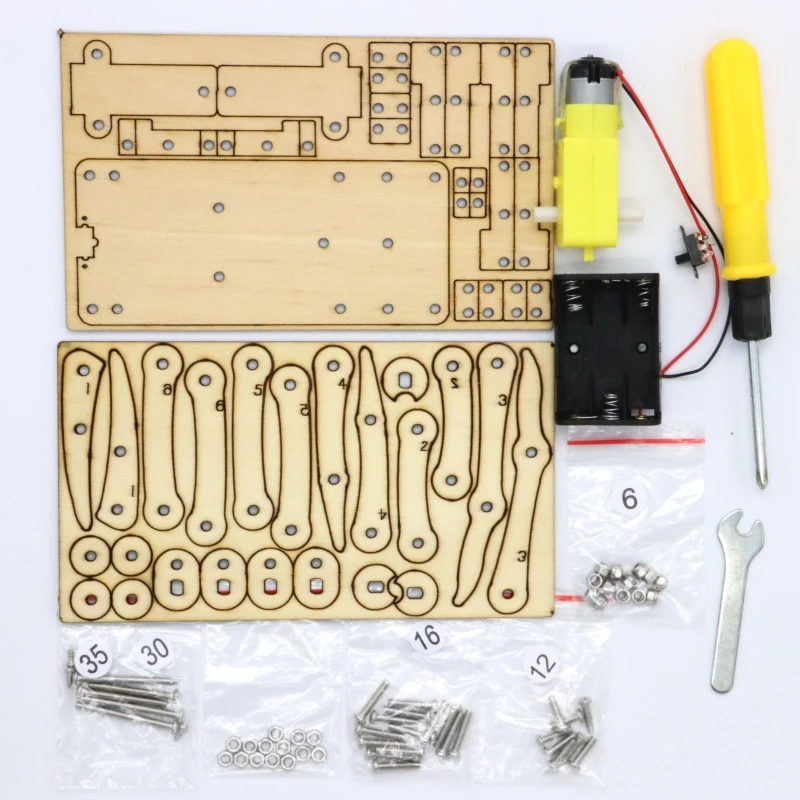 DIY ползающий Робот насекомое собранная модель краб технология научный эксперимент игрушки Детские творческие развивающие материалы наборы