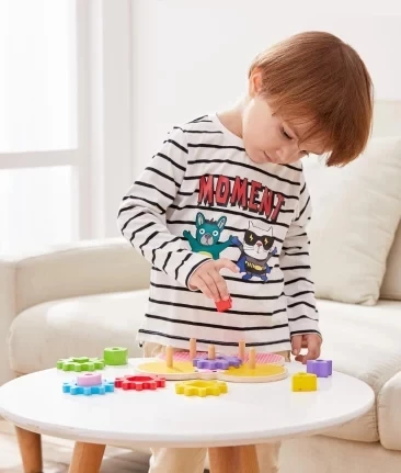 xiaomi mijia Beva puzzle gear игрушка детская мульти-игра безопасная и экологически чистая твердая деревянная детская сшивающая игрушка