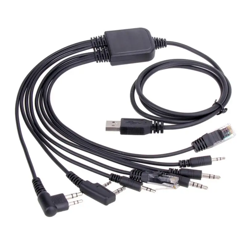 EastVita C2102 Чип 8 в 1 USB кабель для программирования с CD Baofeng и Motorola AXU4100 AXV5100 Kenwood TYT QYT Radio