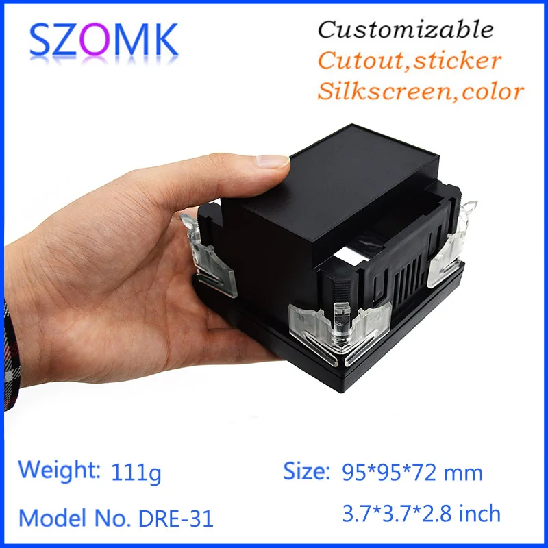 Пластиковый корпус для жк дисплея szomk (4 шт.) 95*95*72 мм пластиковые коробки