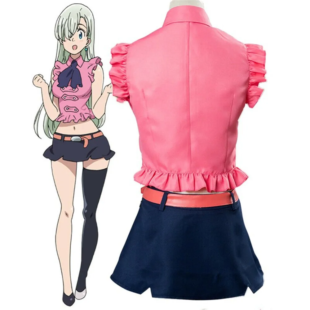 The Seven Deadly Sins Elizabeth Liones косплей костюм японского аниме Nanatsu No Taizai Униформа наряд