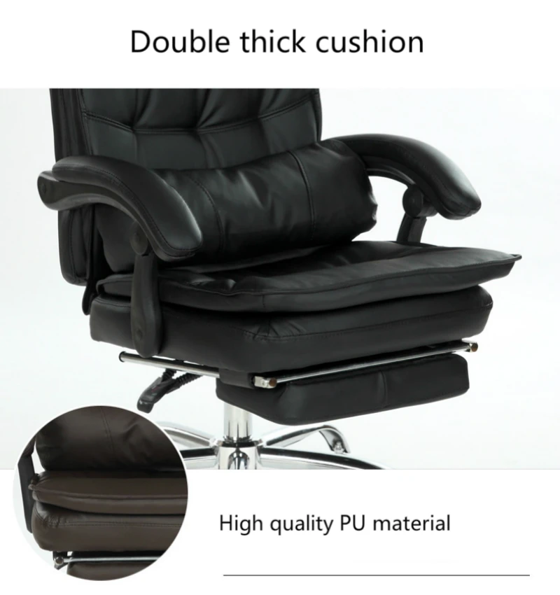 Lunch Break Reclining Office Chair Beauty Salons Lifted Swivel Thicken Cushion Multifunction Computer Five-star Feet | Мебель