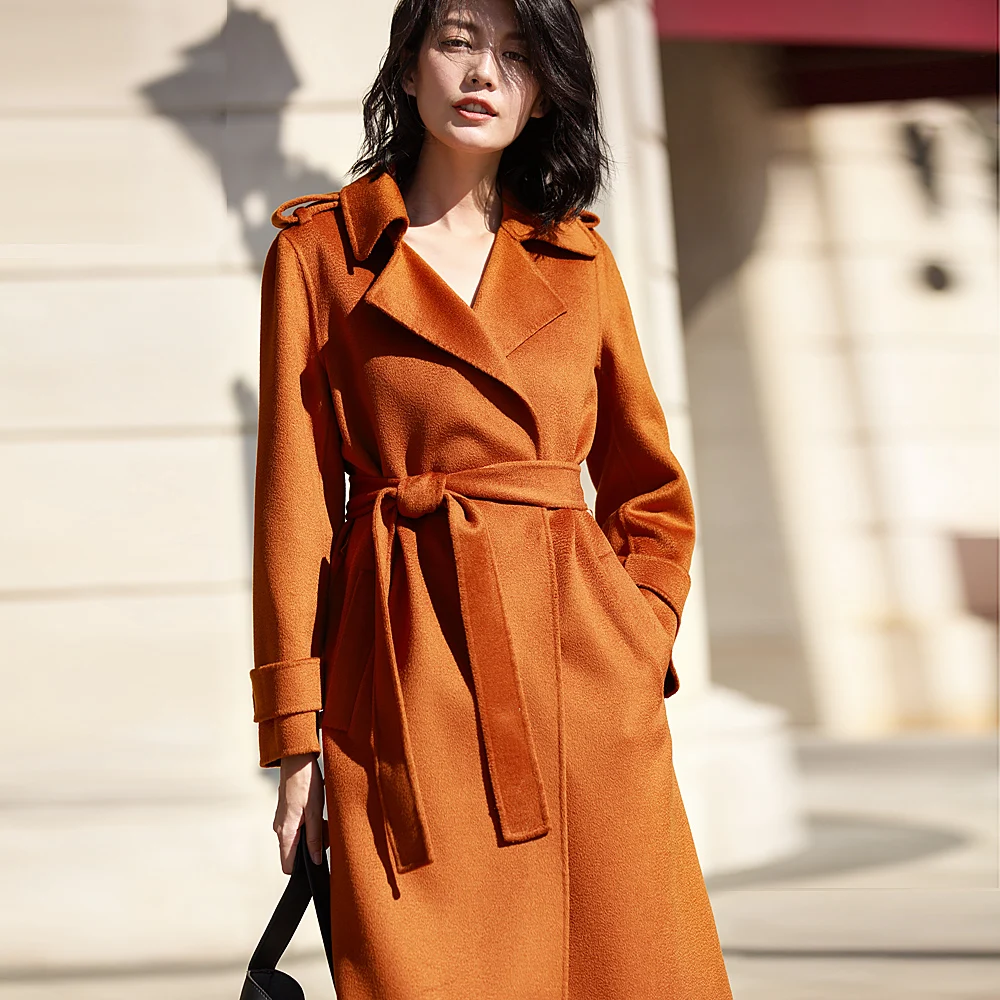IRINAW909 Новое поступление FW 2018 ручная работа Двусторонняя шерсть классическое х
