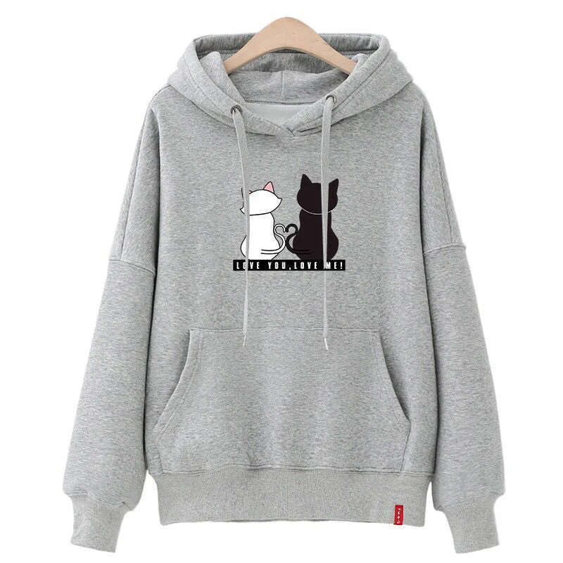 Manubeau Harajuku женские толстовки с капюшоном Kawaii розового цвета на весну и зиму