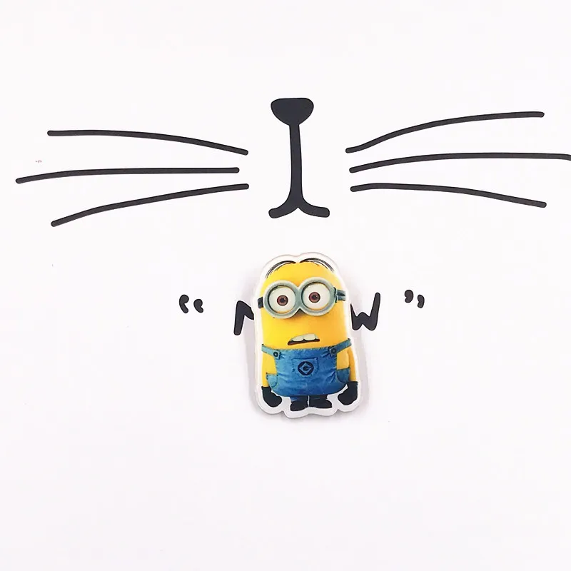 1 шт. Kawaii Мультяшные значки Акриловые броши значки булавка на рюкзак DIY ткань одежда сумки декоративные броши подарки для детей