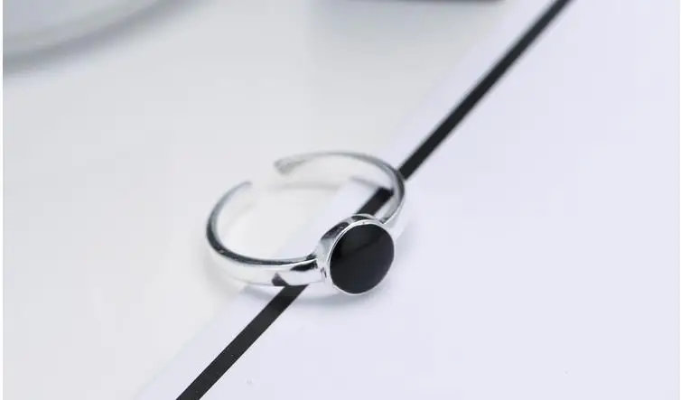 Богемные винтажные серебряные круглые кольца для женщин свадебные модные