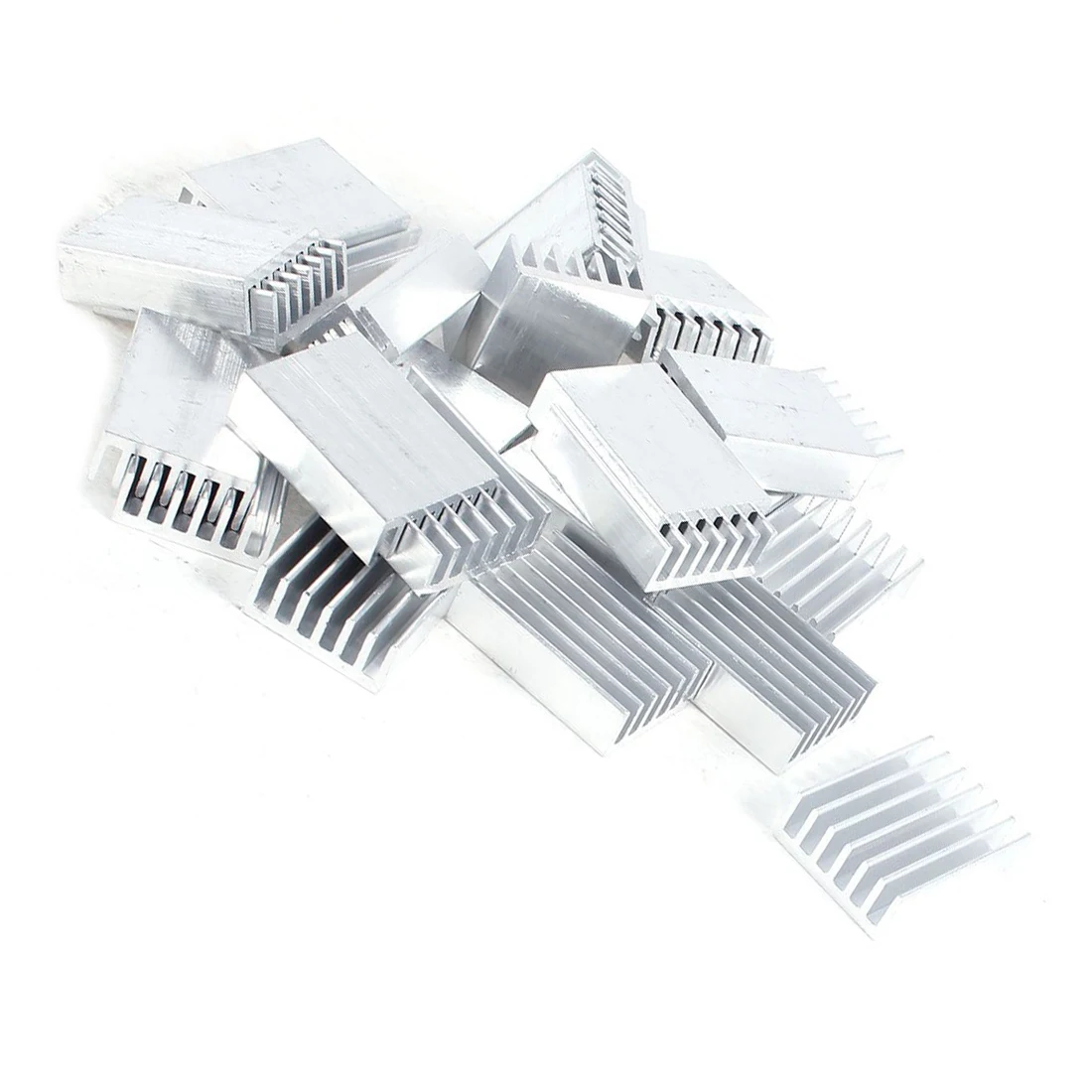 30 шт. алюминиевый радиатор охлаждающий плавник 20 мм x 14 6 для Mosfet IC | Компьютеры и