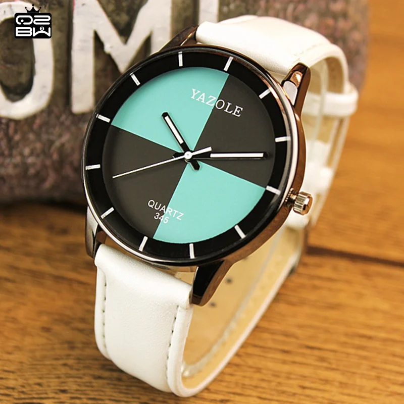 Yazole часы женщины водонепроницаемые кожаный вахта женские леди montre роковой relógio