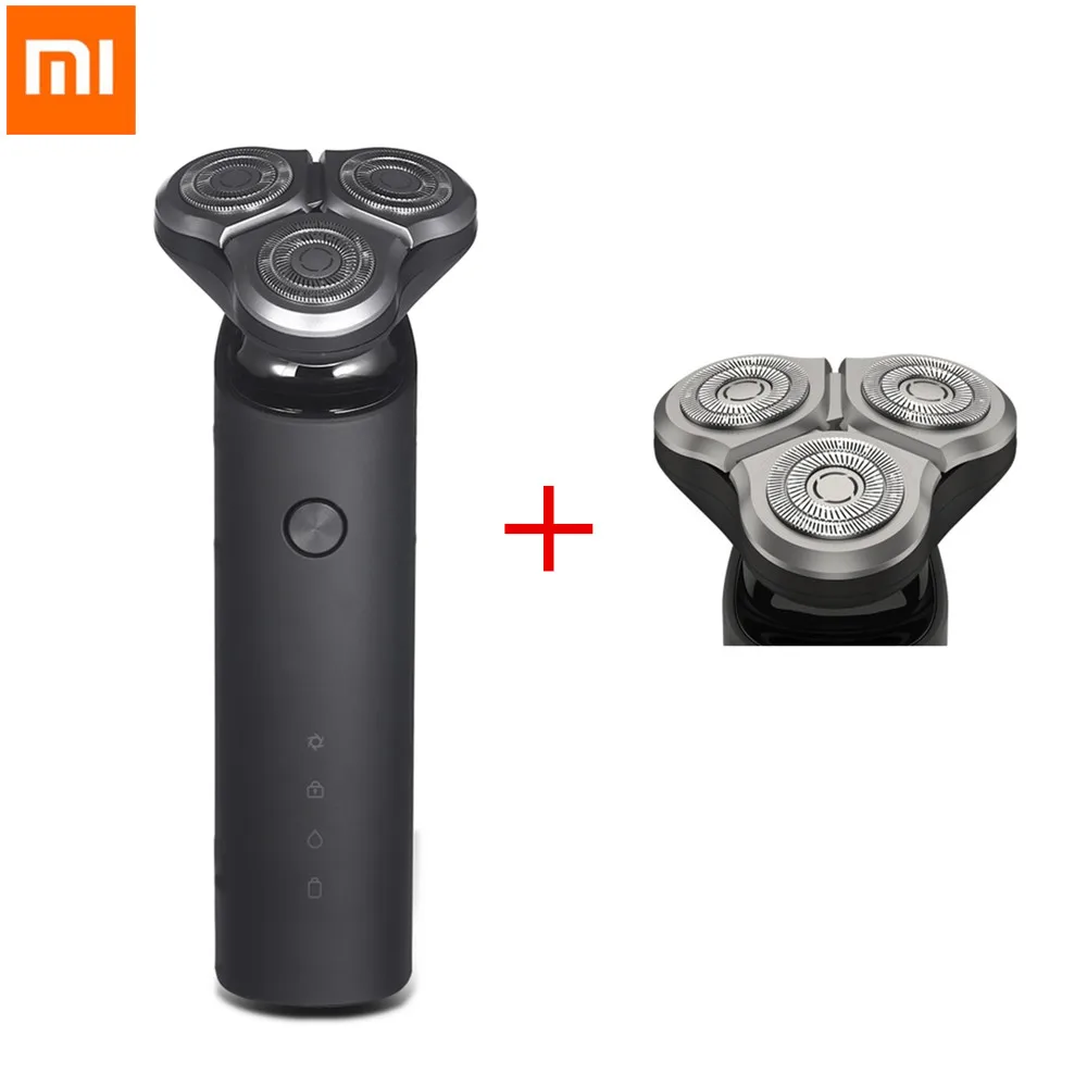 Xiaomi Mijia электробритва бритва для мужчин головка бритвы 3 сухая влажная моющаяся