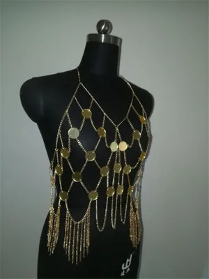 Женская ажурная кроп Топ 2019 Новая металлическая цепь сексуальные горный