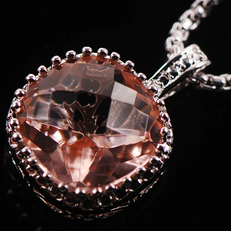 Подвеска из серебра 925 пробы с морганитом TE440|pendant telephone|pendant jewellerypendant wood |
