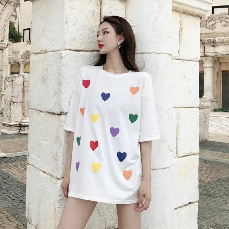 Летнее Новое поступление Женская одежда модная футболка с графическим принтом