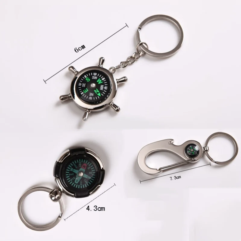 2019 выживание на открытом воздухе Компактный Карманный Брелок Кольцо из латуни в