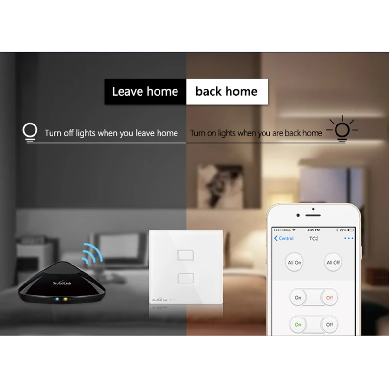 Broadlink wifi+ IR+ RF интеллектуальный контроллер для автоматизации умного дома, универсальный горячий wifi датчик, домашний комплект, Google домашний переключатель