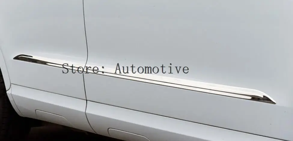 4 шт. защитная крышка корпуса из нержавеющей стали для Audi Q3 2013 2015|door molding|trim coverdoor