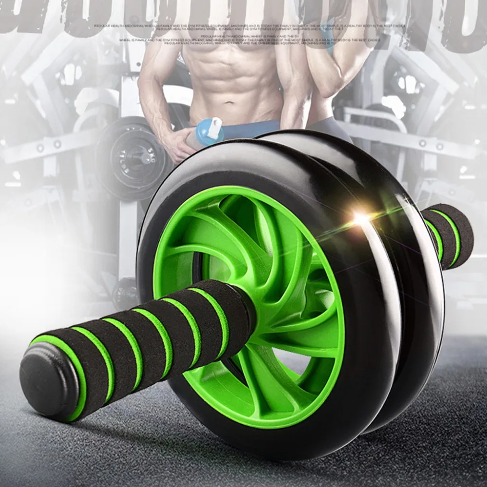 

Abdominal Exercise Abs Wheel Roller Fitness Home Sport Training Equipment Unise