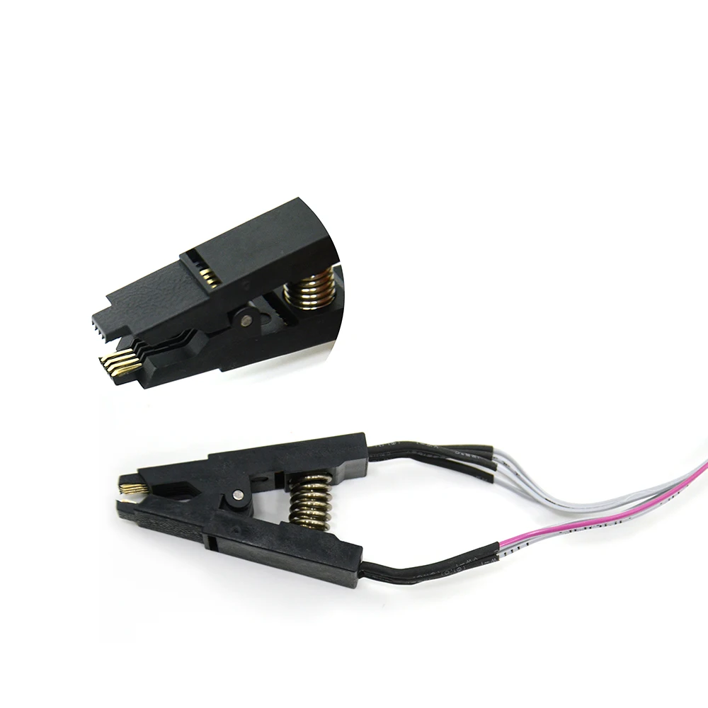 Микросхема для SOIC8 SOIC16 SOP8 тестовый зажим с кабелем SPI программатор BIOS