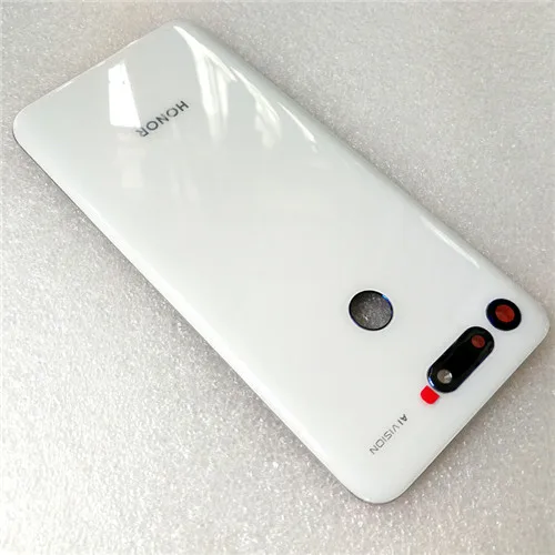 Оригинальная задняя крышка для huawei Honor View 20+ стеклянный объектив для камеры для Honor V20 запасная деталь для задней батареи - Цвет: White
