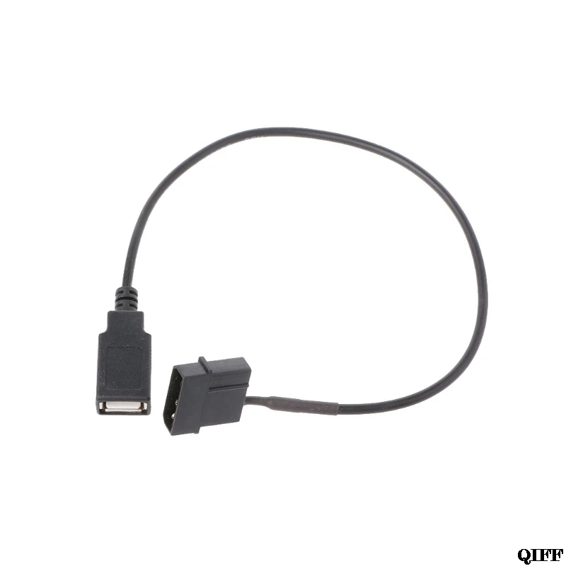 Прямая поставка и оптовая продажа 30 см внутренний 5 в 2 Pin IDE Molex к USB 0 Тип A женский