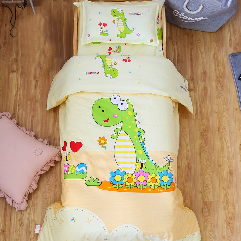 

3pcs/set Cartoon Bedding Sets Soft Kids Duvet Cover Bedding Set Bedclothes for Children Bedroom Decor Kindergarten Quilt