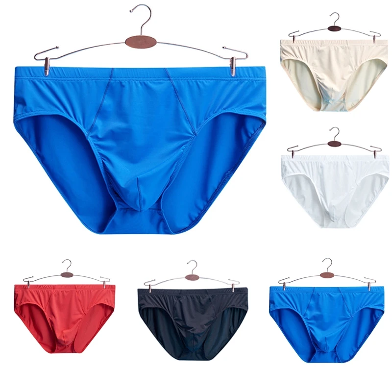 

new briefs breathable cool close-fitting men briefs underwear ice silk quick-drying nylon mens underwear gay