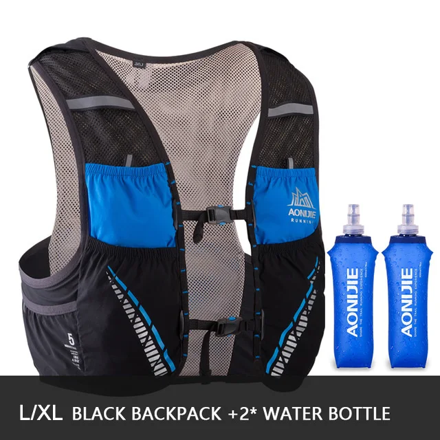 LXL and 500ml bottle AONIJIE C933 5L гидратация пакет рюкзак сумка Жилет Жгут водный Пузырь походный Кемпинг бег марафон гонки скалолазание рюкзак - Цвет: LXL and 500ml bottle