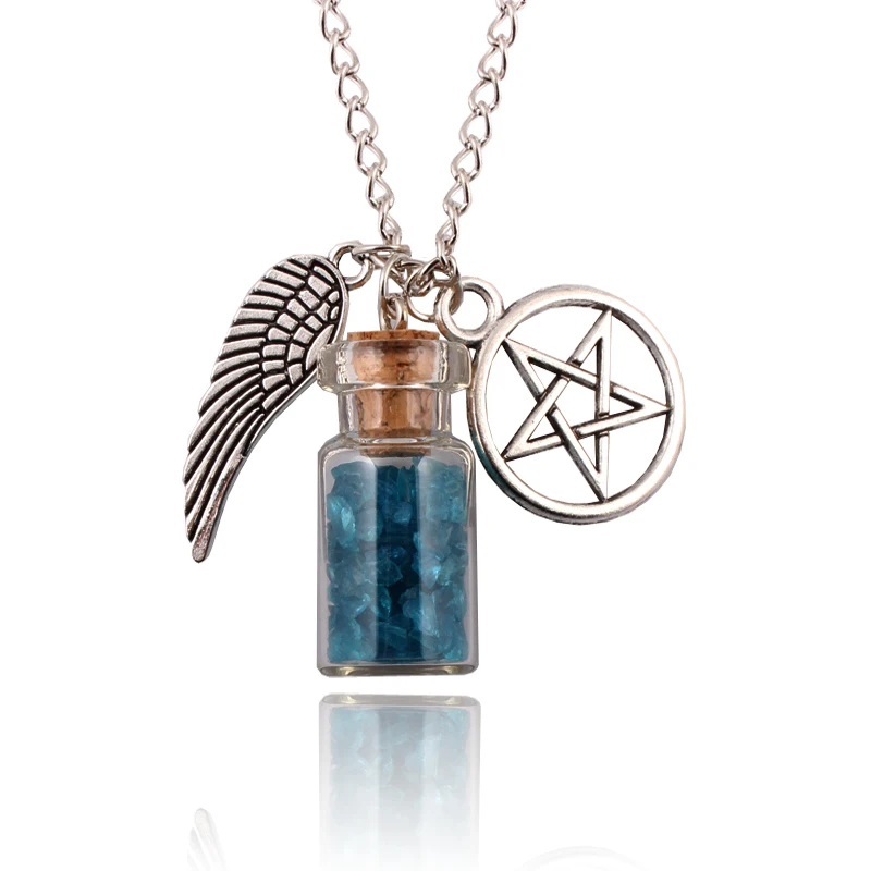 1 шт. цепочка с подвеской в виде крыла ангела|necklace angel|angel wingsnecklace pentagram |