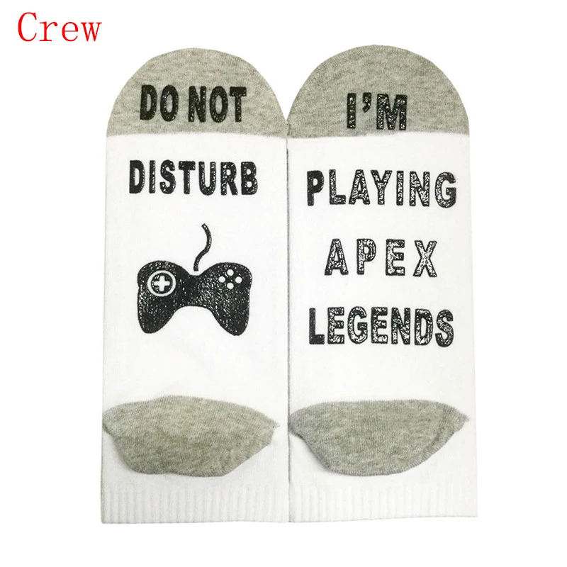 Style 6 Crew Горячая Распродажа, носки для игр, я играю в легенды APEX, реквизит для косплея, хлопковые короткие носки унисекс, весенне-летние аксессуары APEX - Цвет: Style 6 Crew