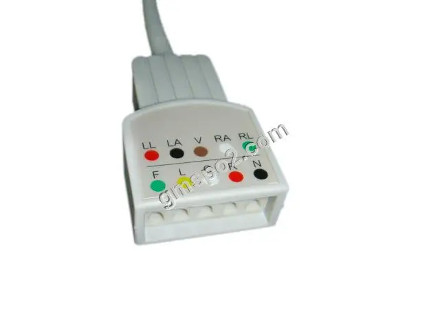 Монитор пациента ЭКГ кабель tru-link 5-свинца iec 10FT и 17pin совместимый с spacelab |
