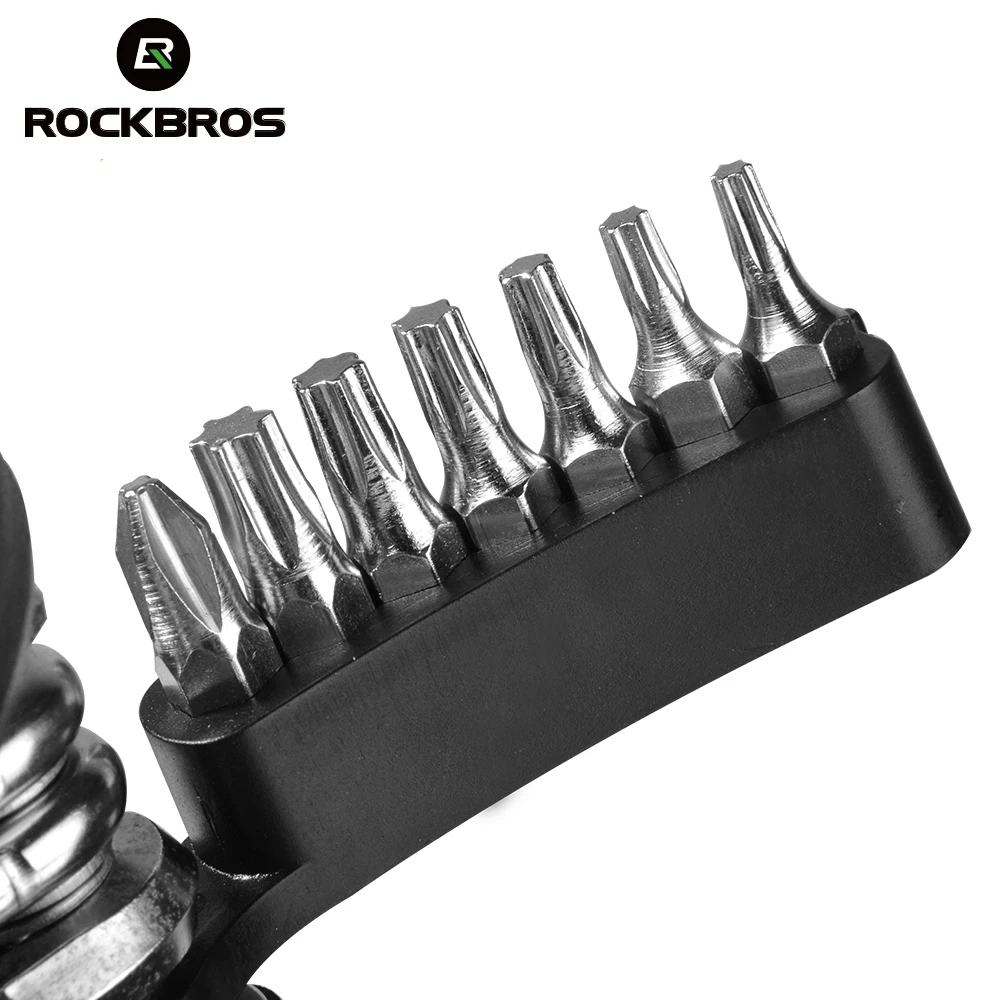 ROCKBROS 16 в 1 Набор инструментов для велосипеда, Горный Дорожный велосипед, многофункциональный ремонтный набор инструментов, шестигранный спицевой ключ, велосипедные отвертки, инструменты 2 стиля